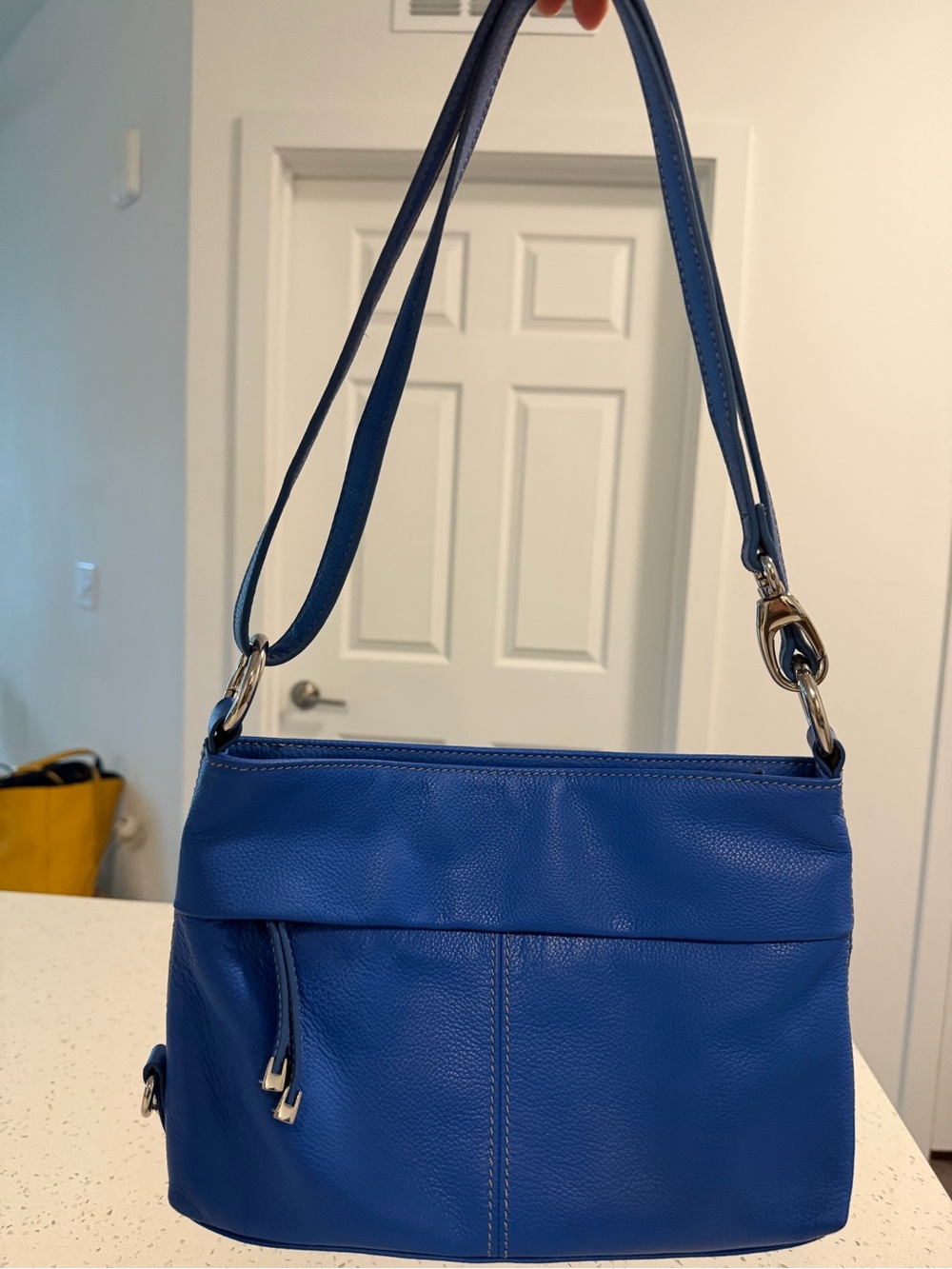 NWT Tignanello Blue Leather Crossbod